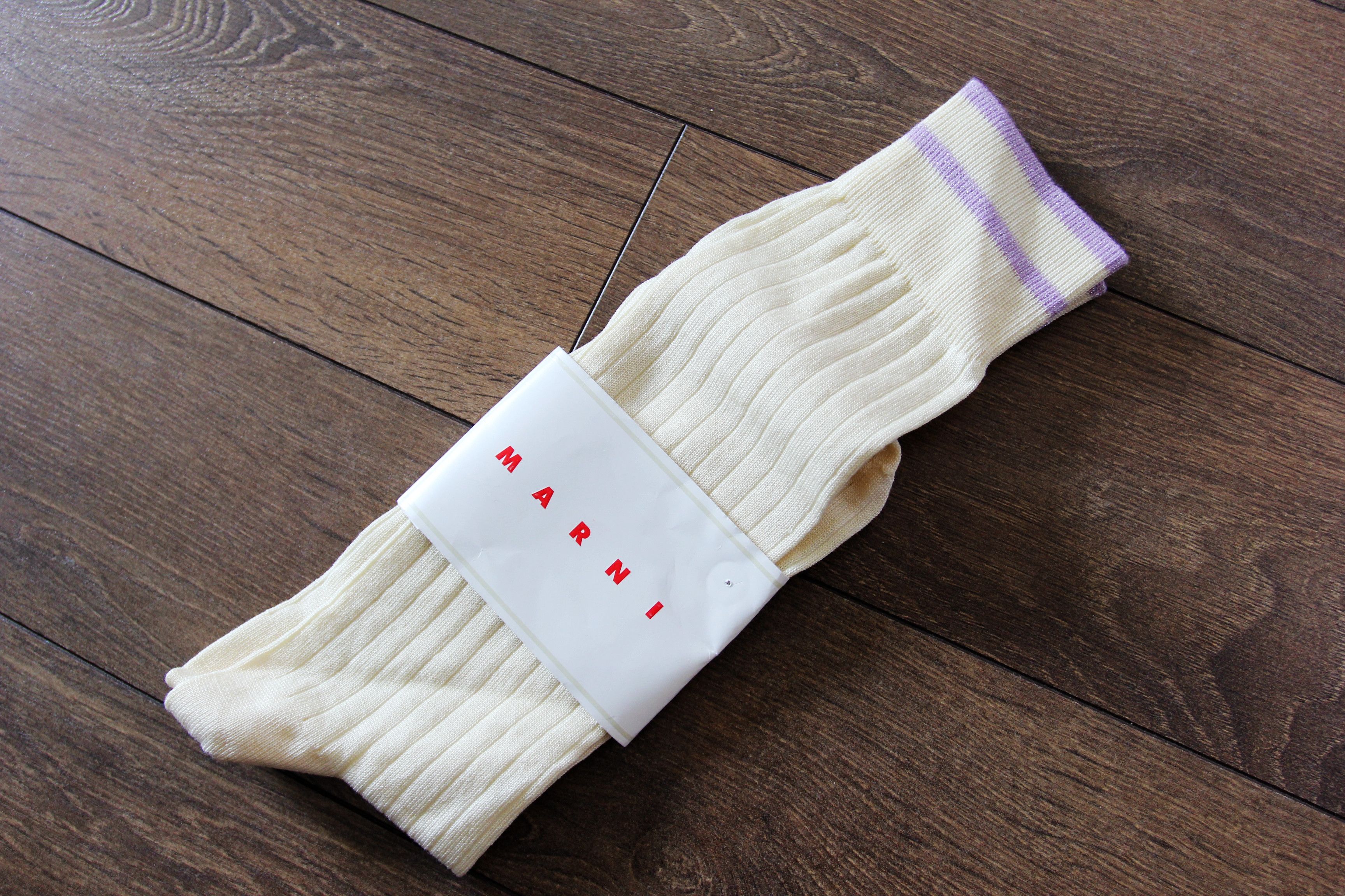 Marni BNWT SS23 MARNI STRIPED SOCKS L Size ONE SIZE - 3 Thumbnail