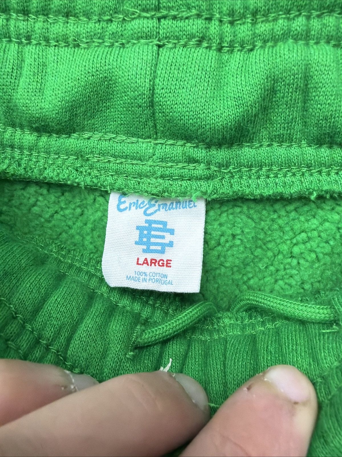 Eric Emanuel Eric Emanuel EE Basic Sweatpant Green Black Size Large Size US 32 / EU 48 - 6 Thumbnail