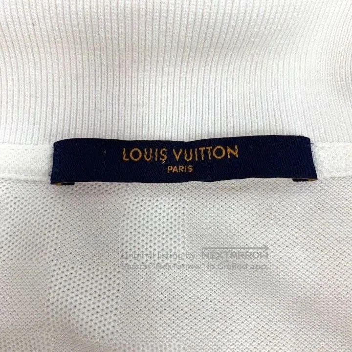 Louis Vuitton Louis Vuitton 2022 White Damier Cotton Polo. Size US L / EU 52-54 / 3 - 5 Thumbnail