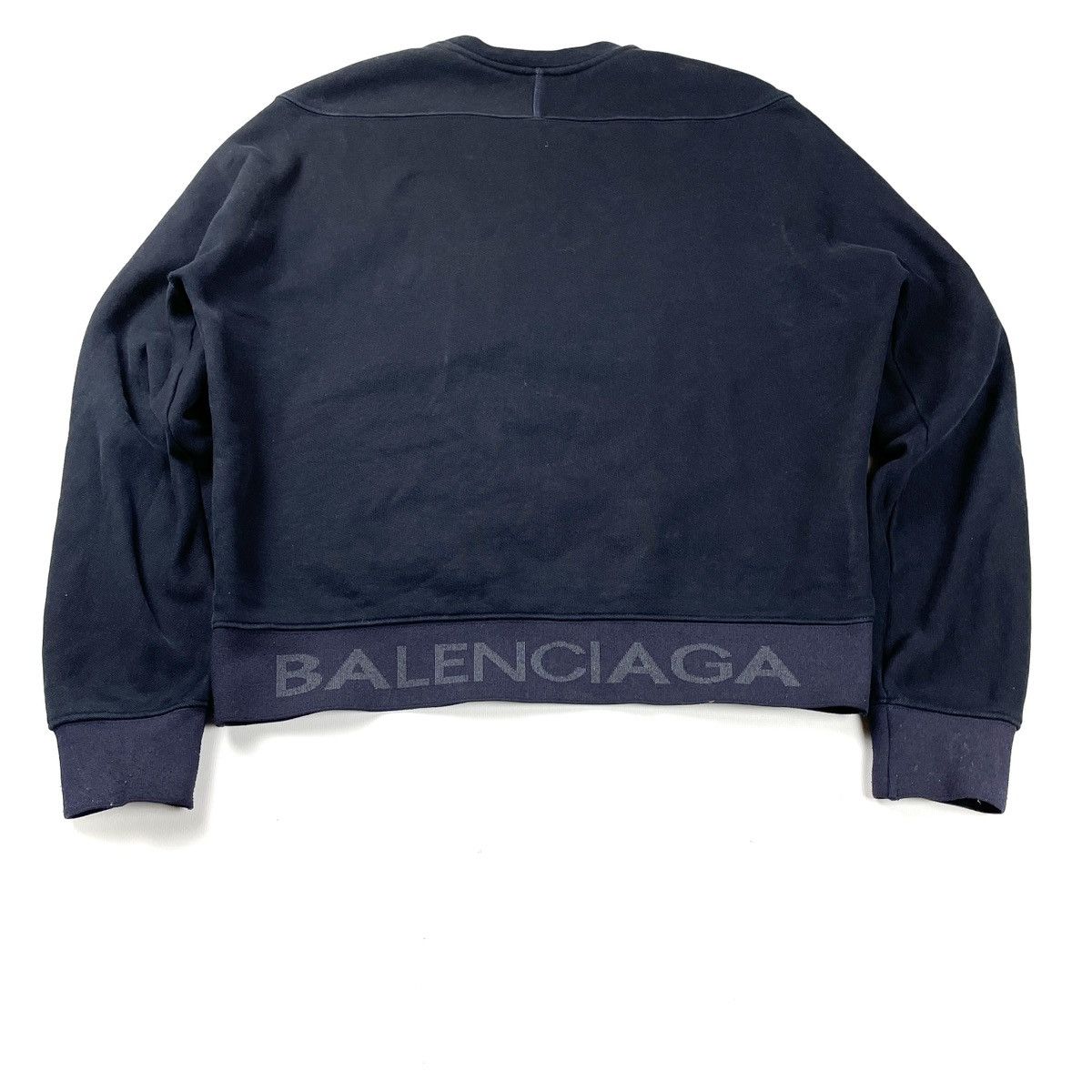 Balenciaga Balenciaga Paris Down Side Logo Crewneck Size US M / EU 48-50 / 2 - 6 Thumbnail