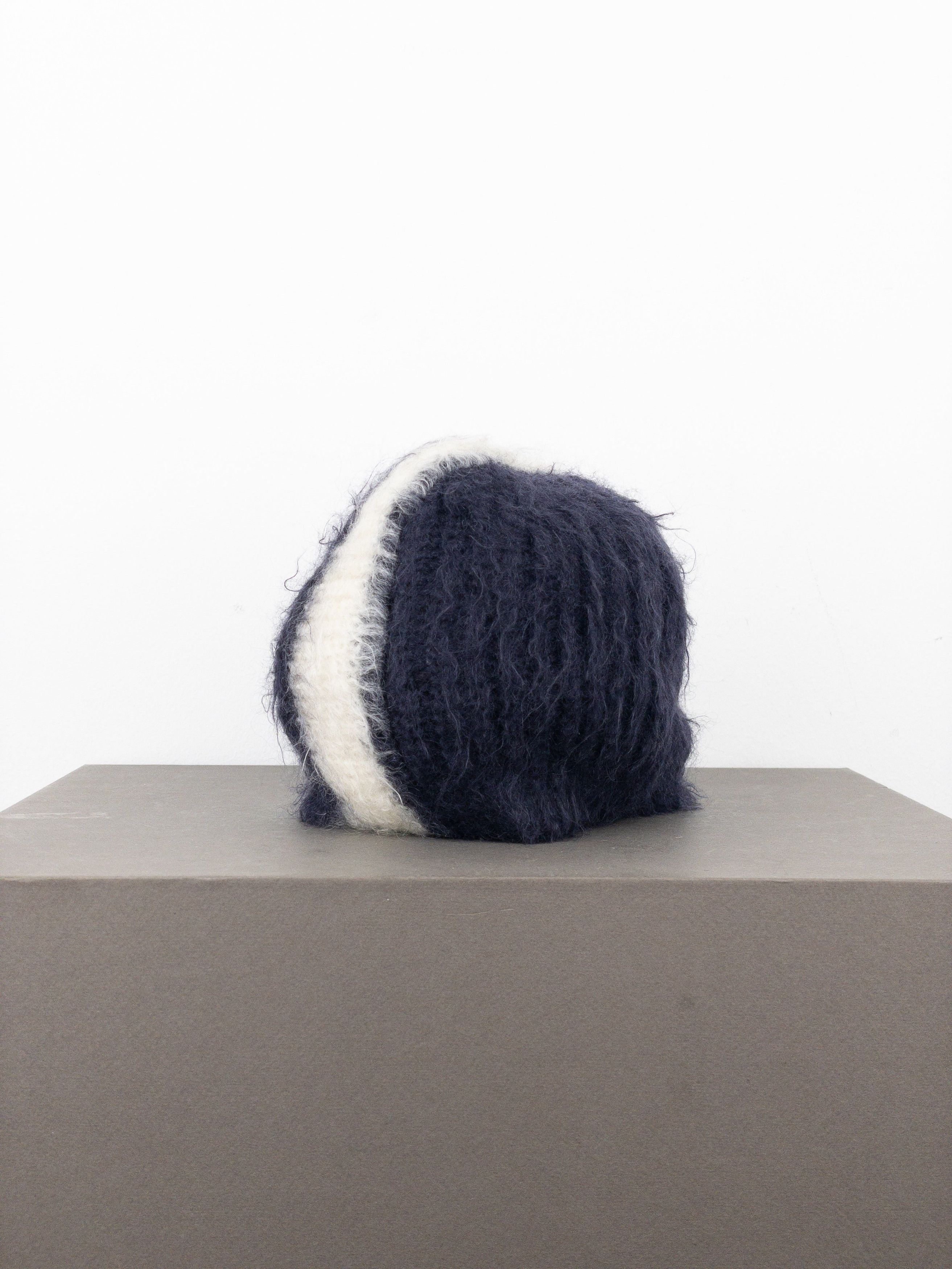 Prada Red Mohair Mohawk Beanie Hat FW 2007 | Grailed