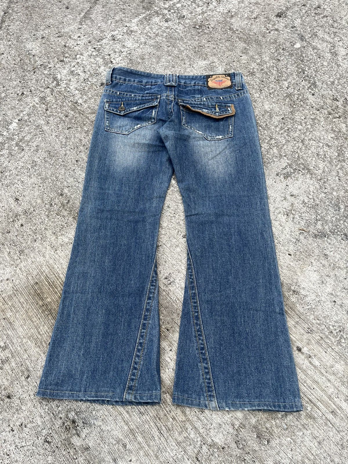 Japanese Brand Kapalili Denim Flare Bootcut Jeans Japanese Brand Size 33" - 4 Thumbnail