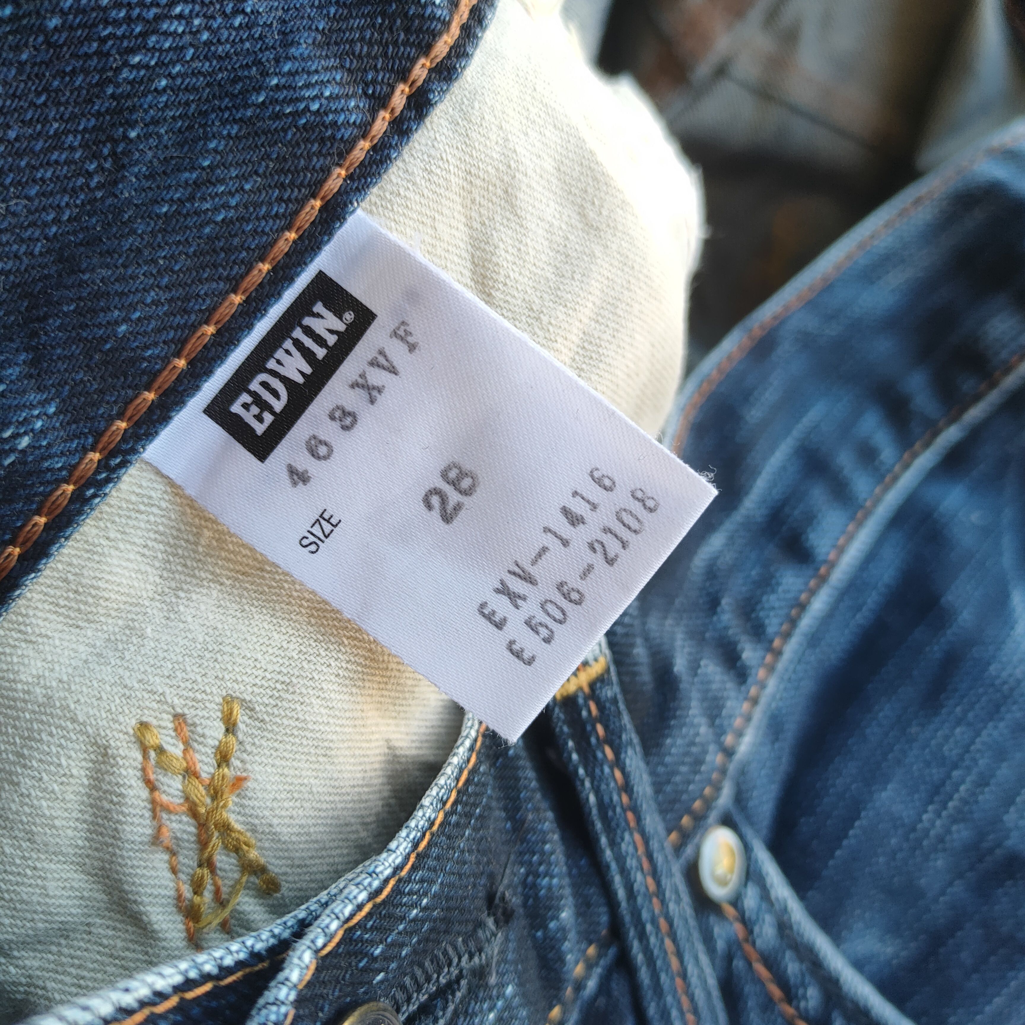 Edwin W30 VINTAGE EDWIN TWIST LEG FADED JEANS PANTS Size US 30 / EU 46 - 12 Thumbnail