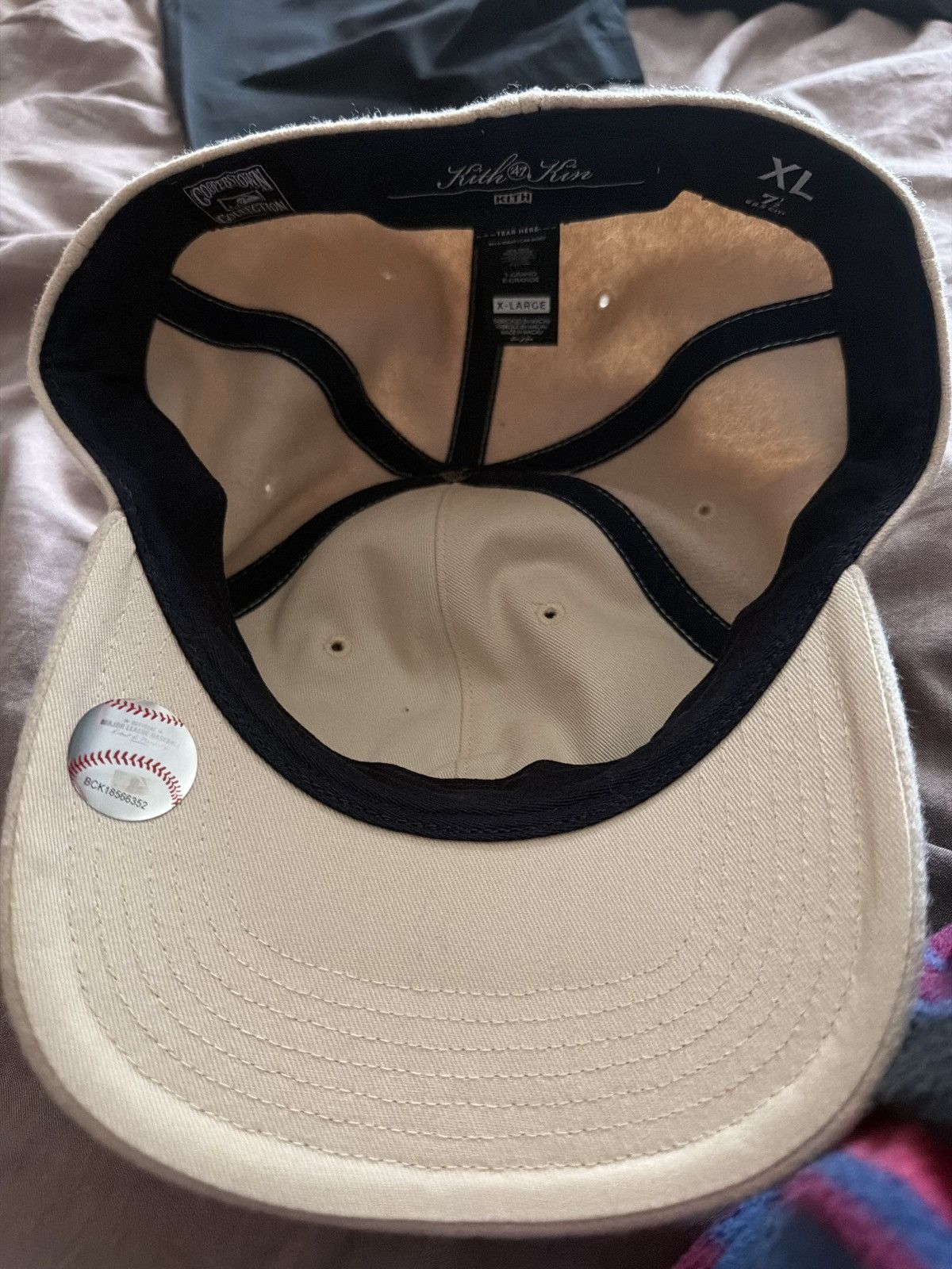 Kith Kith & ‘47 New York Yankees Stem Stitch Franchise LS Cap XL Size ONE SIZE - 4 Thumbnail