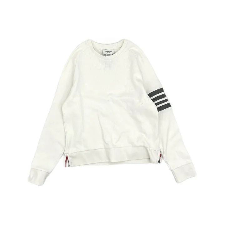Thom Browne Thom Browne Classic Striped Long Sleeve Sweatshirt -2507 Size US M / EU 48-50 / 2 - 8 Thumbnail