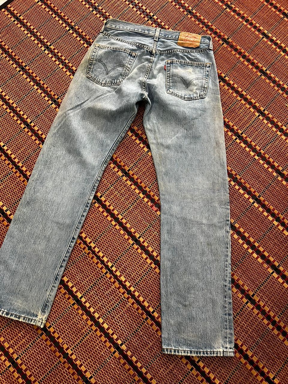 Levi's × Vintage Vintage Levis 501 Repaired Work Size US 31 - 8 Thumbnail