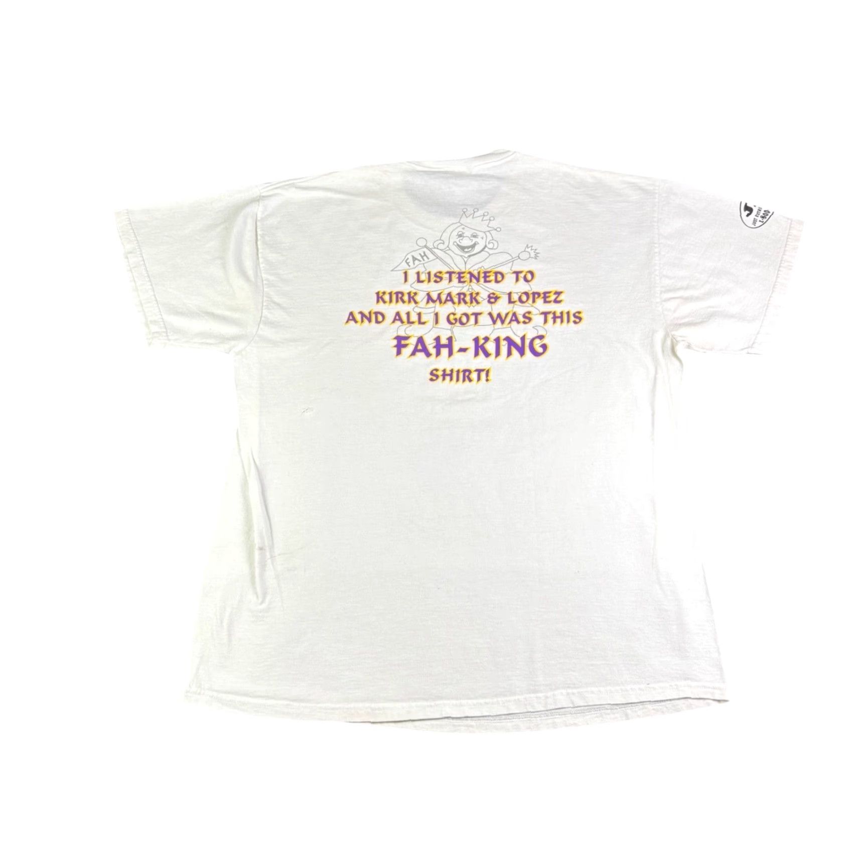 Delta VINTAGE 98ROCK Baltimore T Shirt XL Delta Men White Graphic Tee Short Sleeve 1990s Grunge Size US XL / EU 56 / 4 - 3 Thumbnail