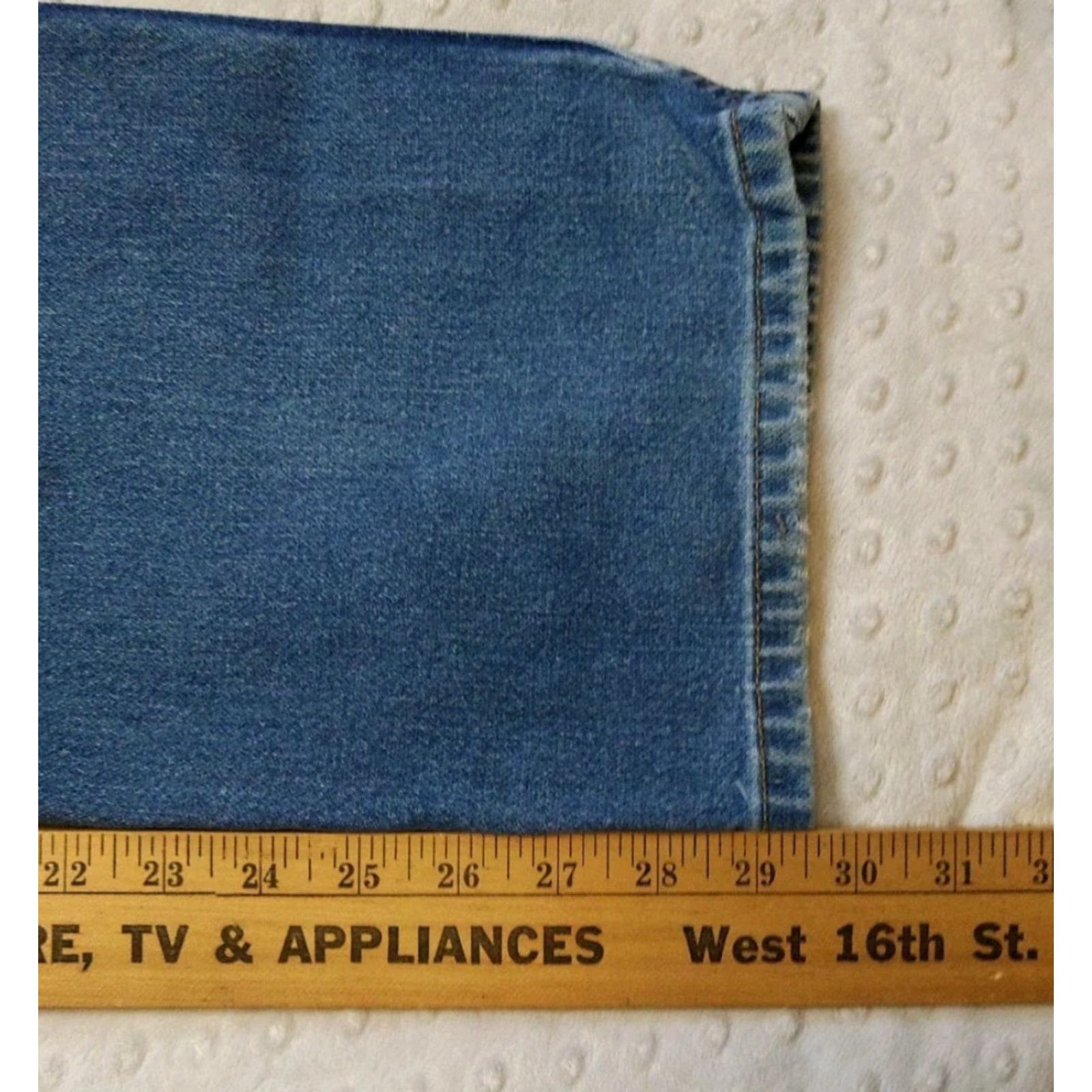 Vintage Cinch Rocky Mtn Jeans Western Blue Regular 38X30 Denim 5-Pocket Jeans Men's Size 38 Medium Wash Jeans Size US 38 / EU 54 - 8 Thumbnail