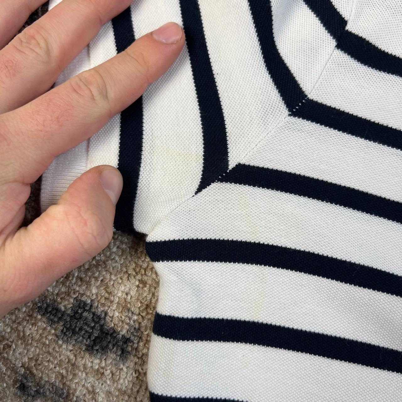 Burberry Burberry Luxury Striped Polo T-Shirt Streetwear Style Size XS / US 0-2 / IT 36-38 - 6 Thumbnail