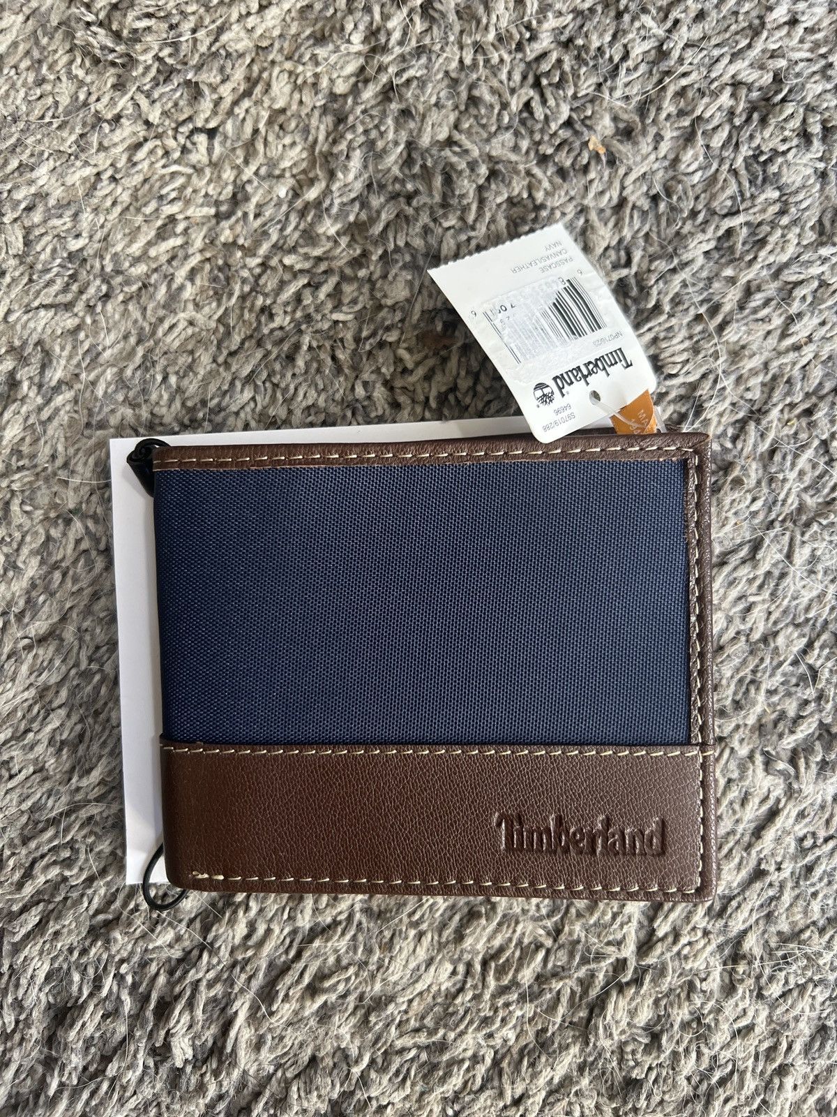 Timberland Timberland Genuine Leather & Canvas Passcase Wallet Size ONE SIZE - 2 Thumbnail