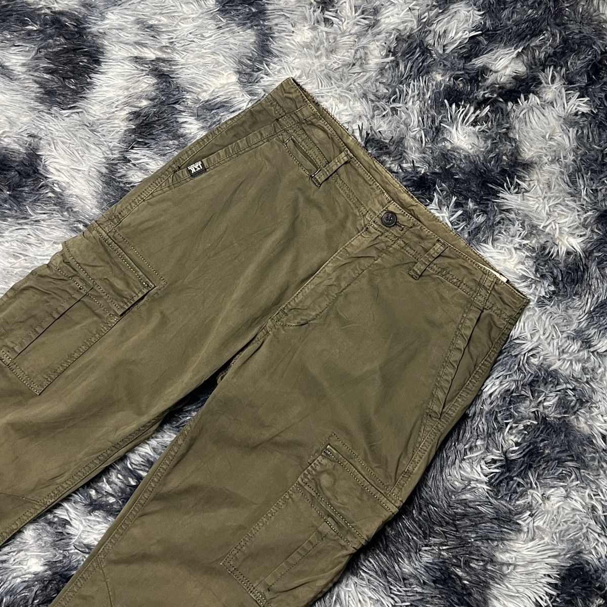 Japanese Brand ISK Jogger Cargo Pants Size US 29 - 3 Thumbnail