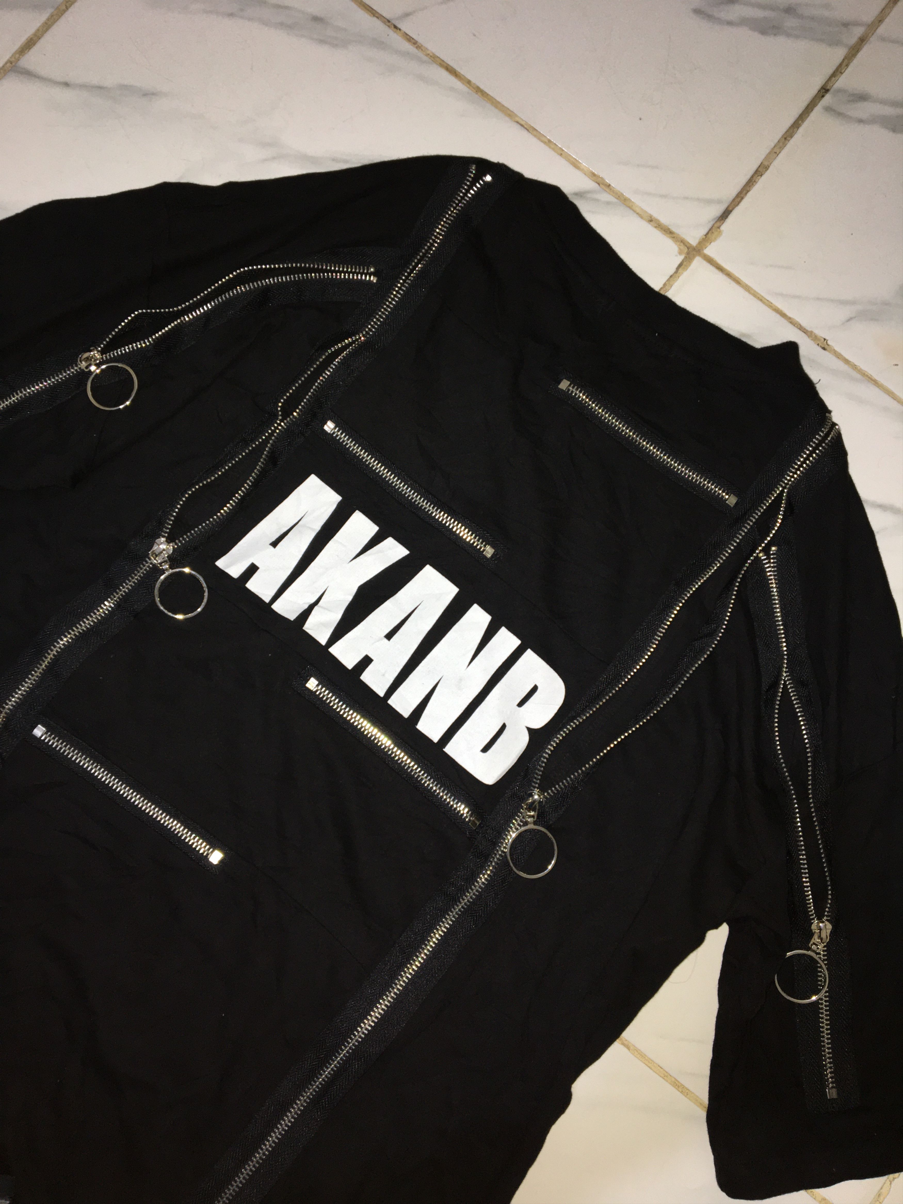 Japanese Brand ANBULLET ZIPPER TSHIRT Size US L / EU 52-54 / 3 - 8 Thumbnail