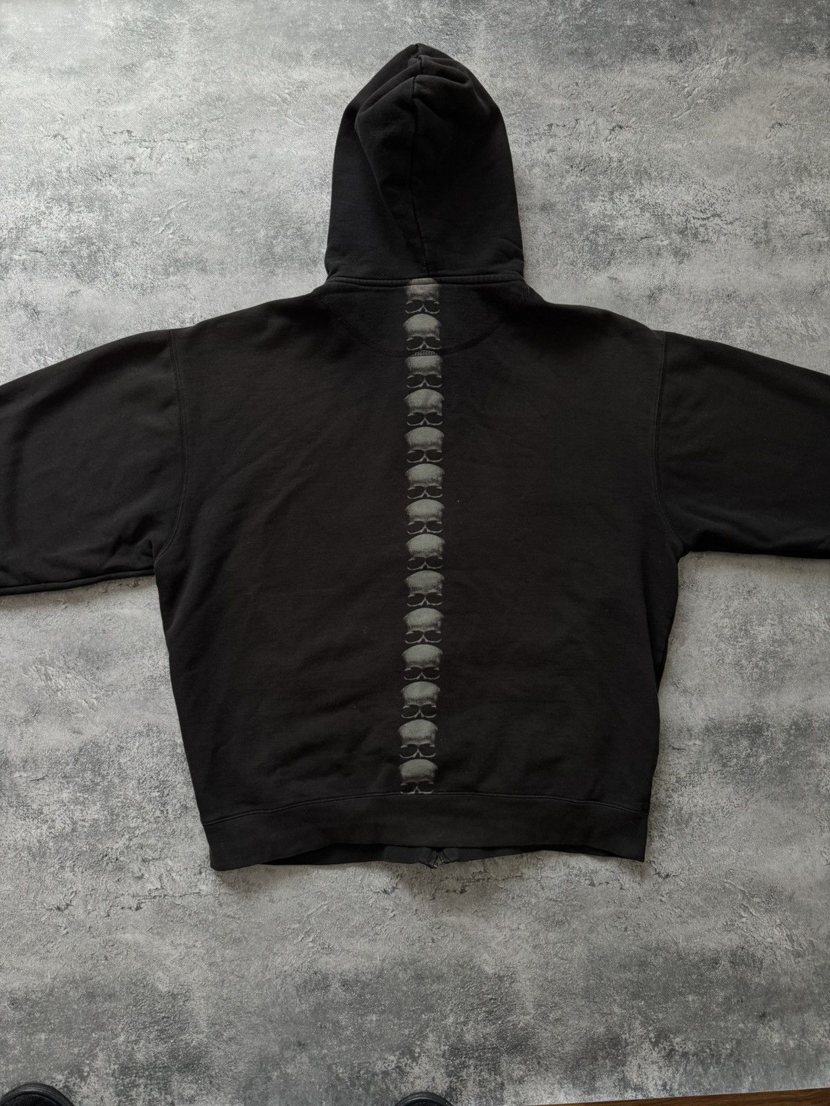 Band Tees Vintage Black Zip-Up Hoodie with Full Face Zip Size US XL / EU 56 / 4 - 4 Thumbnail