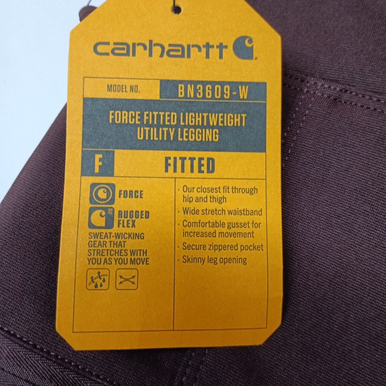Carhartt Carhartt Women's Leggings Light Utility Size ST Blackberry Size 27" / US 4 / IT 40 - 5 Thumbnail