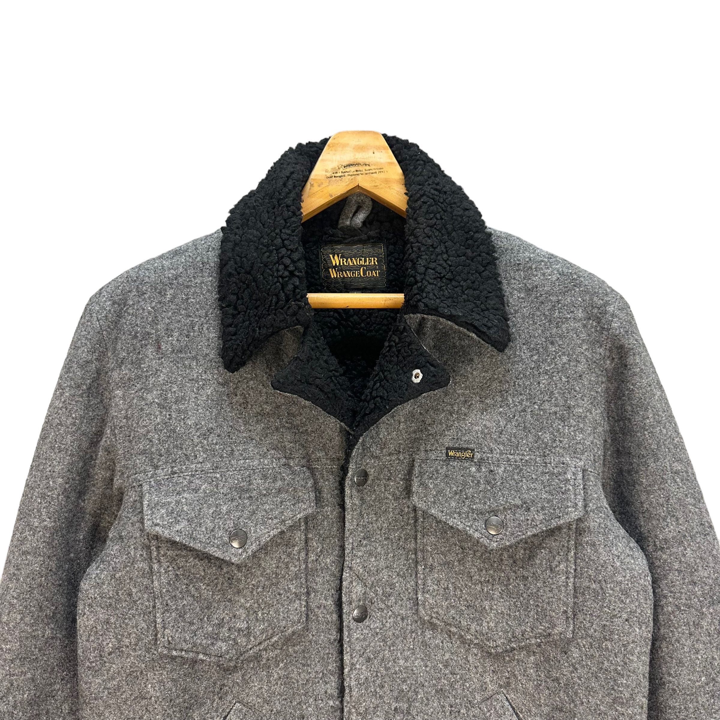 Wrangler WRANGLER WRANGE COAT WOOL SHERPA JACKET #7962-192 Size US L / EU 52-54 / 3 - 2 Thumbnail