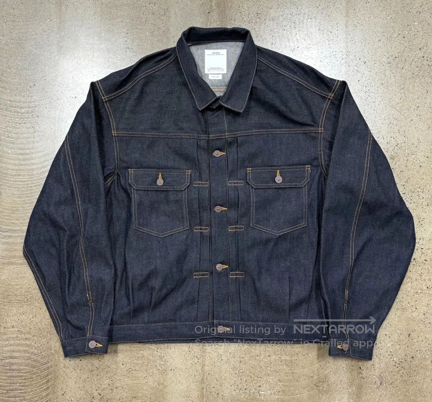 Visvim Visvim 24aw 101xx Unwashed Denim Jacket. Size US XXL / EU 58 / 5 - 1 Thumbnail