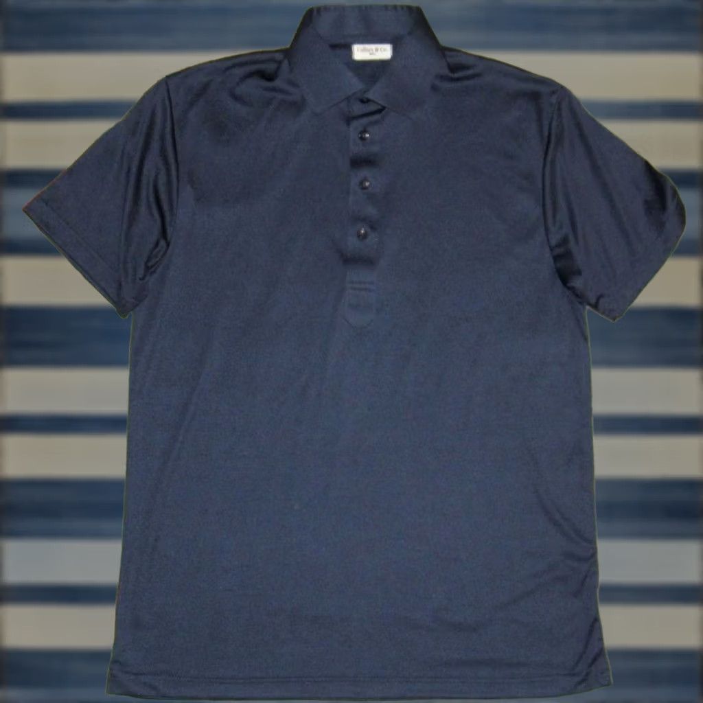 CO COLLARS & CO Navy Blue Short Sleeve Polo Shirt Small Mens Shirt XS? Size US S / EU 44-46 / 1 - 1 Thumbnail