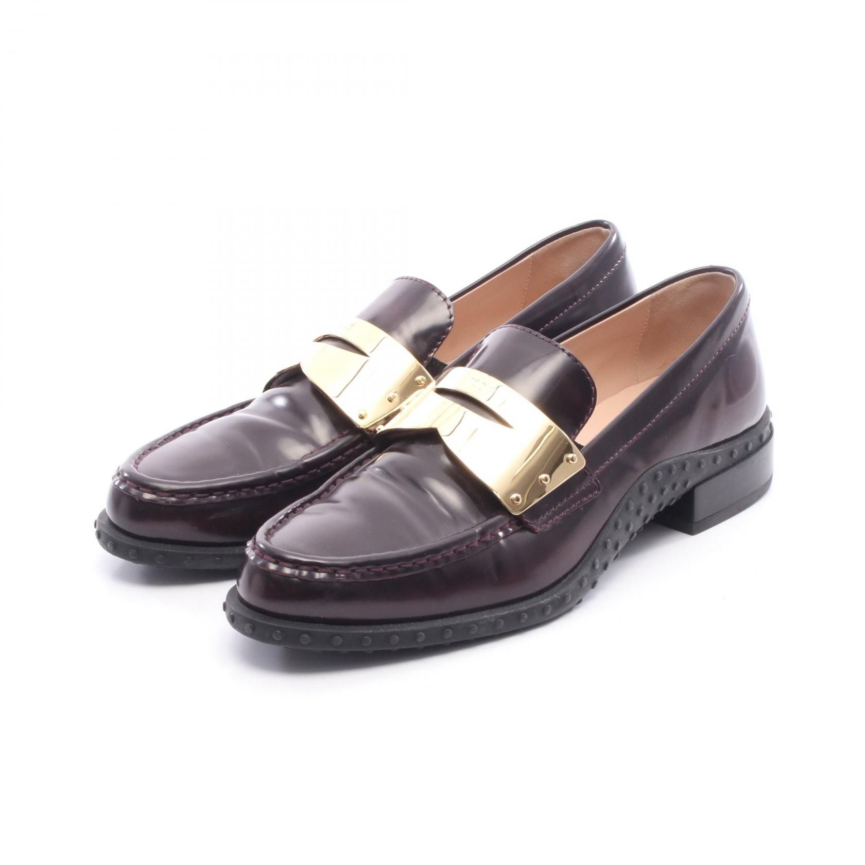 Tod's Tod's Tod's Leather Loafers Leather Shoes DUTY FREE for USA Size ONE SIZE - 1 Thumbnail