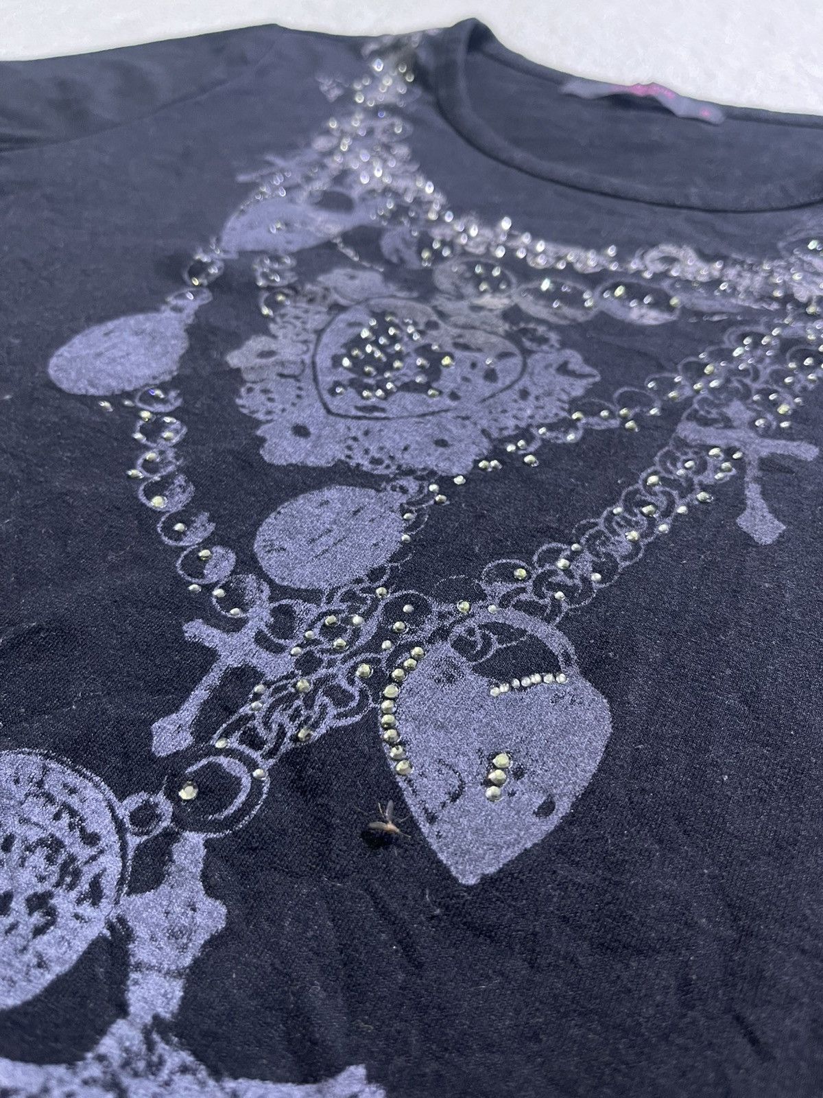 If Six Was Nine Y2K CHATELAINE long tshirt with motif cross Size US M / EU 48-50 / 2 - 4 Thumbnail