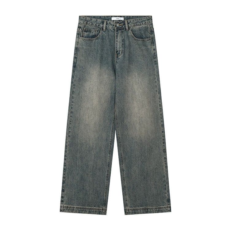 Japanese Brand × Jean Loose straight wide-leg American retro casual jeans Size US 32 / EU 48 - 1 Thumbnail