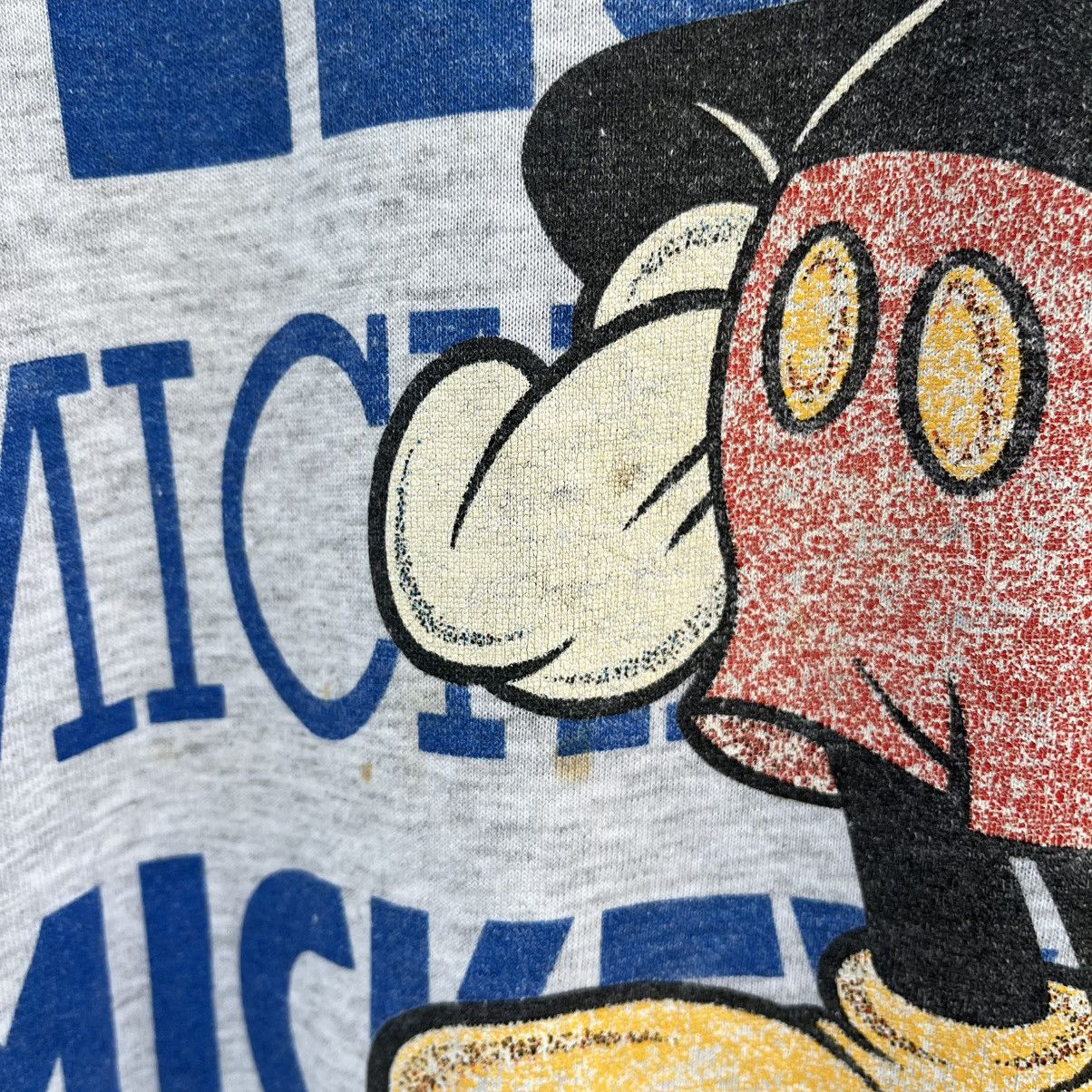 Disney Thrashed Distressed 90s Mickey Mouse Disney Tee Size US L / EU 52-54 / 3 - 4 Thumbnail