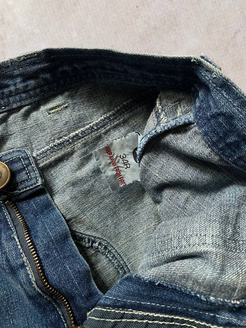 Airwalk Vintage Baggy Pants distressed Denim Jeans Y2k Hype Rare Size US 34 / EU 50 - 12 Thumbnail