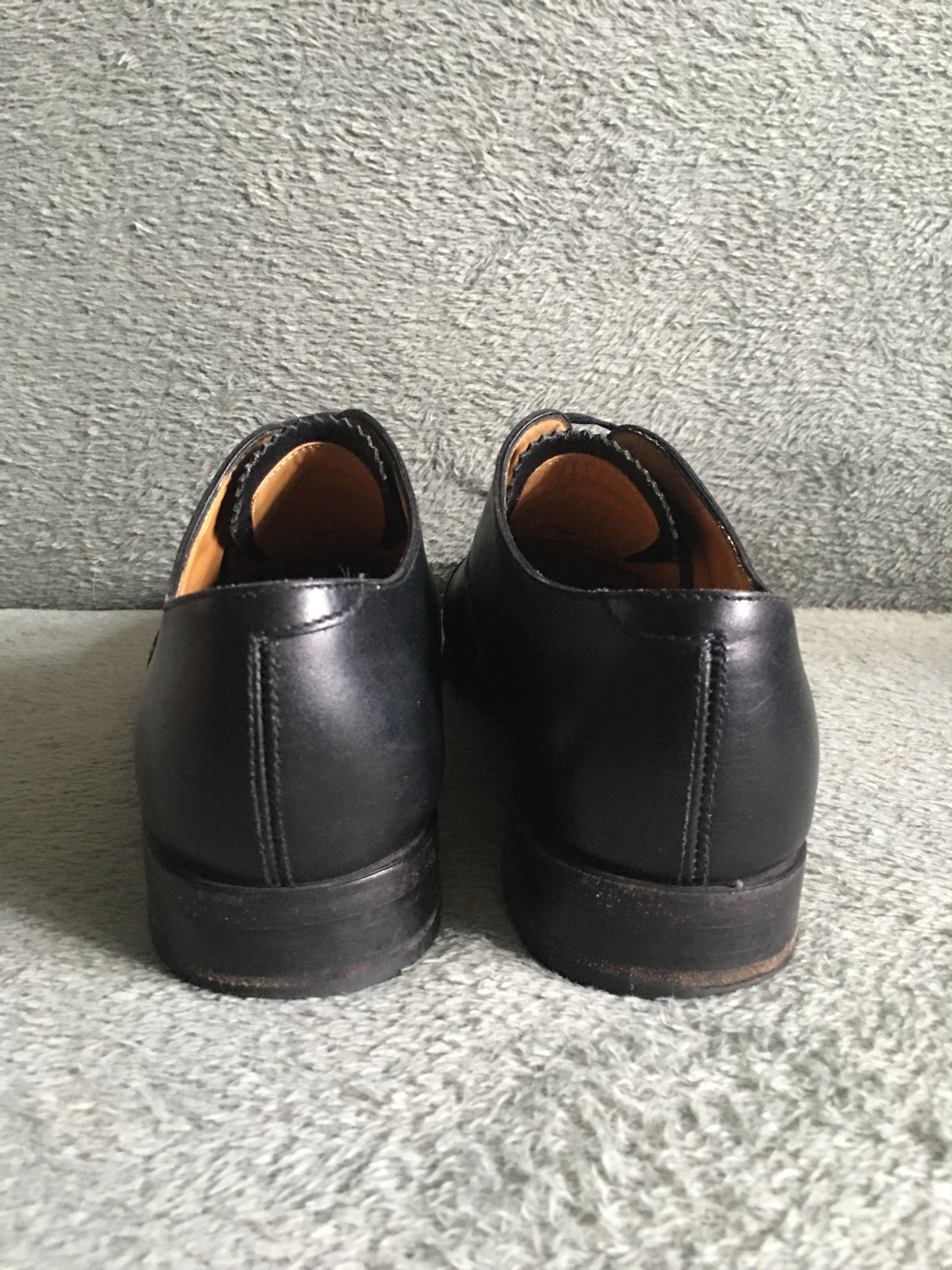 MORJAS MORJAS Oxford Black Leather Shoes Size UK 7 US 8 Size US 8 / EU 41 - 5 Thumbnail