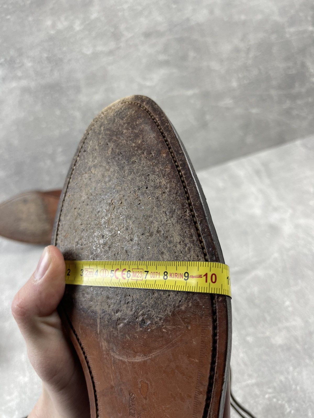 Crockett & Jones × English Laundry × Other UK Crockett & Jones Classic Brown Oxford Leather Shoes Size US 7.5 / EU 40-41 - 13 Thumbnail