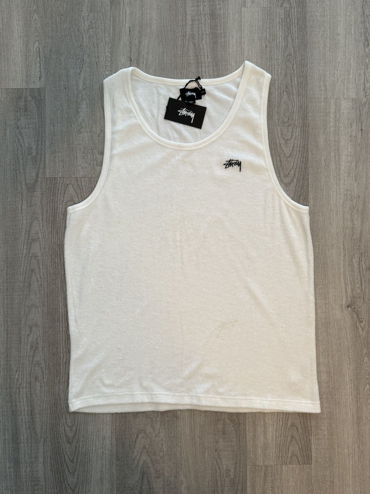 Stussy Stussy OG Terry Logo Tank Top XXL Mens OG DS Size US XXL / EU 58 / 5 - 1 Thumbnail