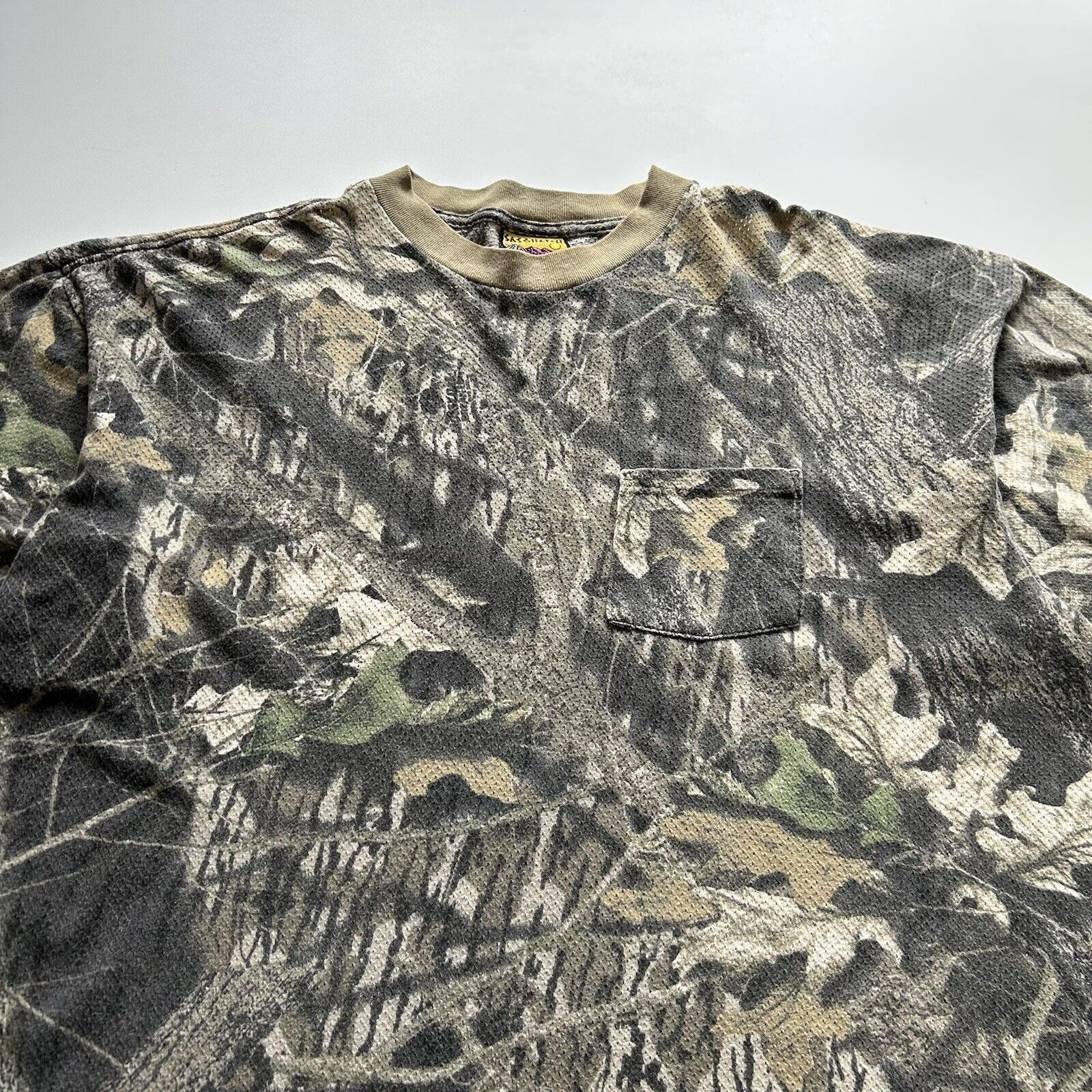 Realtree Vintage 90s Realtree Camo Mesh Breathable Pocket T Shirt 2XL Size US XXL / EU 58 / 5 - 2 Thumbnail