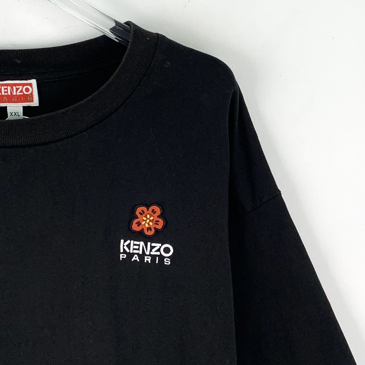 Kenzo Kenzo Floral Letter Embroidered Short Sleeve T-Shirt K26WX Size US XXL / EU 58 / 5 - 3 Thumbnail