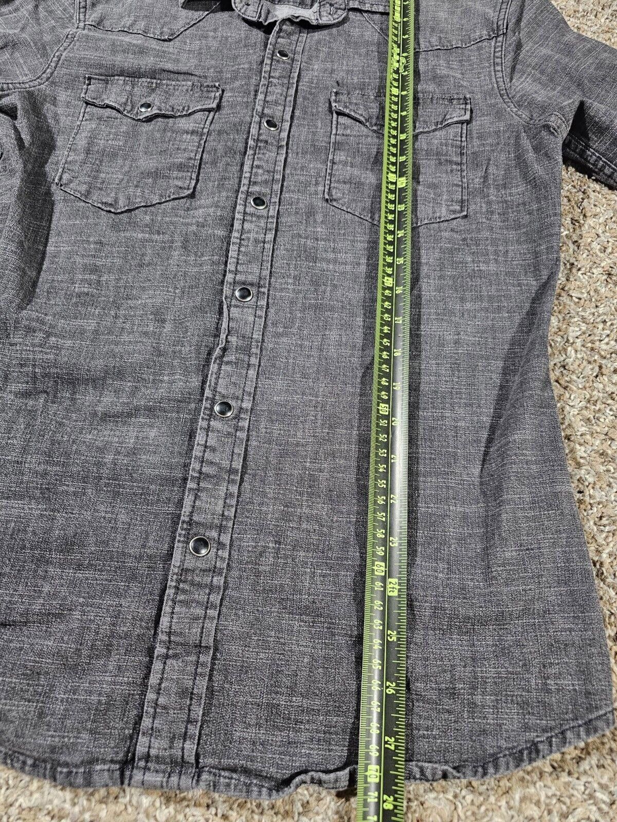Wrangler Wrangler Denim S Pearl Snap Western Rodeo Button Up Black Size US S / EU 44-46 / 1 - 5 Thumbnail