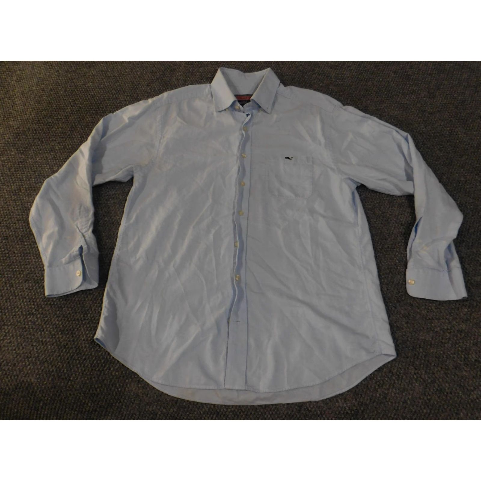 Vineyard Vines Vineyard Vines Shirt Mens Medium Tucker Long Sleeve Button Up Whale Cotton Size US M / EU 48-50 / 2 - 2 Thumbnail
