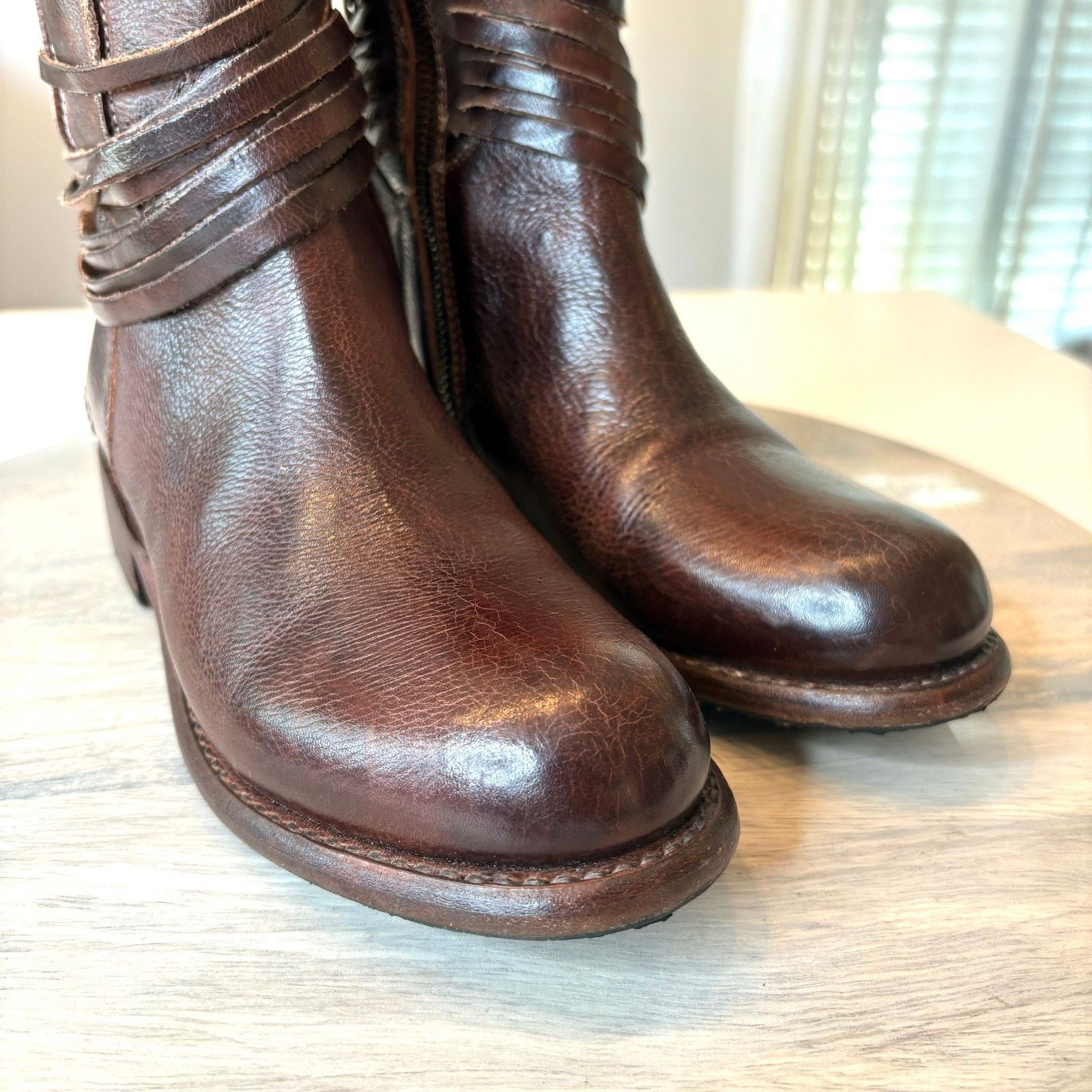 Bed Stu Bed Stu Cobbler Series Ankle Boots Leather Women's US Sz 7 Size US 7 / IT 37 - 5 Thumbnail