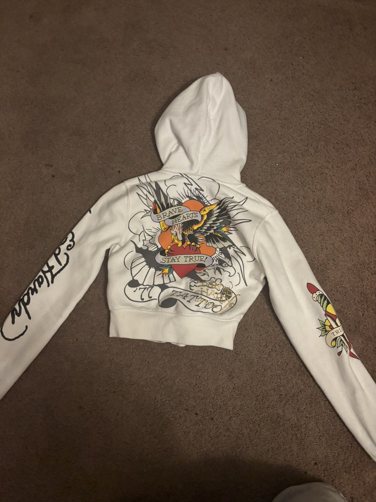 Ed Hardy Cropped Ed Hardy Zip-Up Size S / US 4 / IT 40 - 3 Thumbnail
