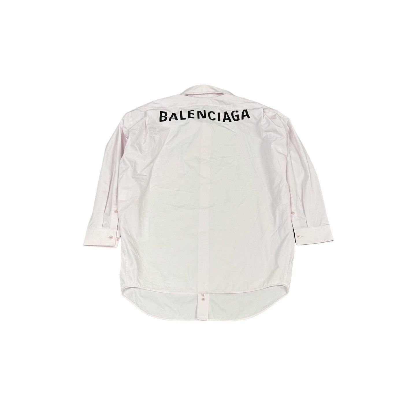 Balenciaga Balenciaga Back Logo Pink Button Up Shirt 34 Size XS / US 0-2 / IT 36-38 - 1 Thumbnail