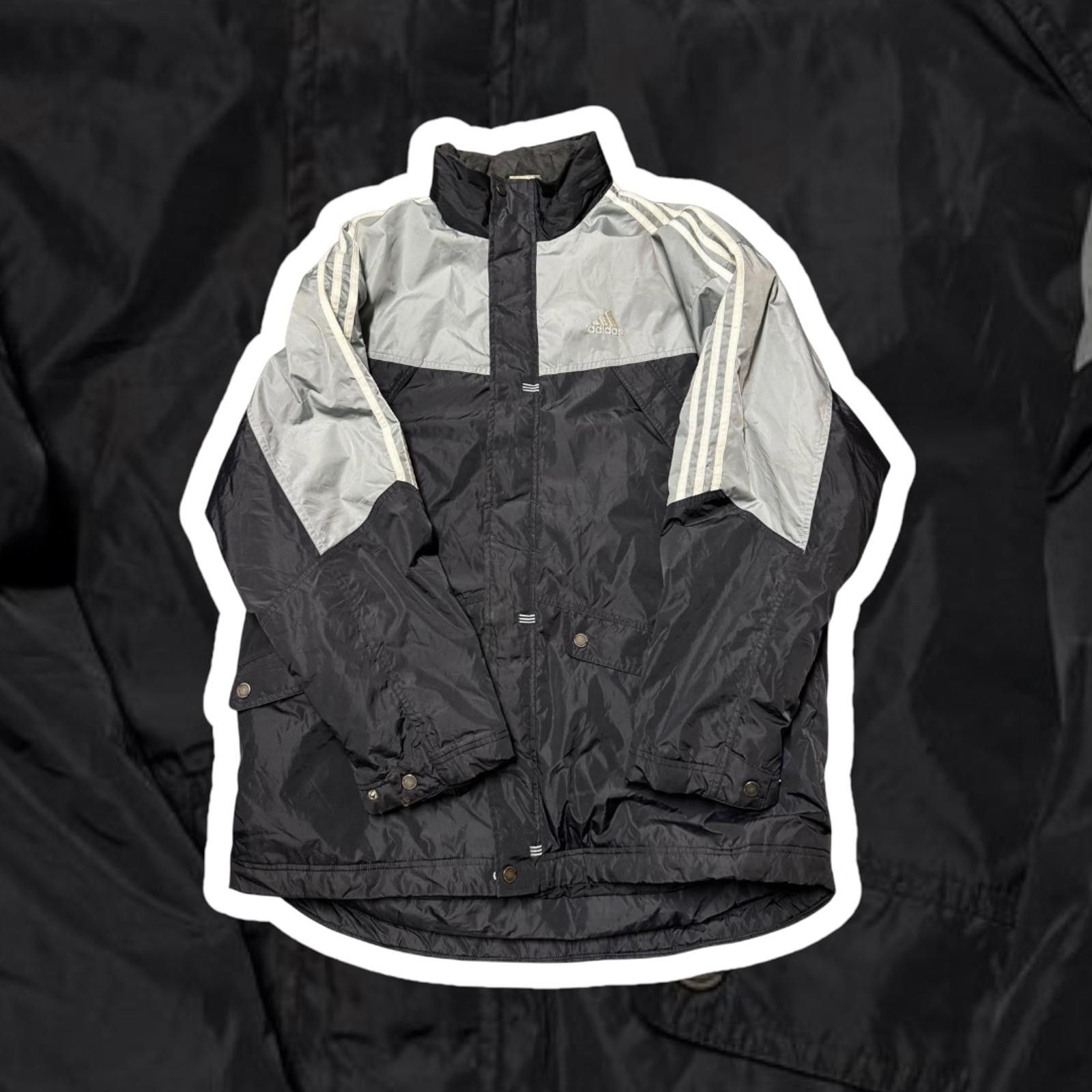 Adidas Adidas Black & Silver Jacket Size US L / EU 52-54 / 3 - 1 Thumbnail