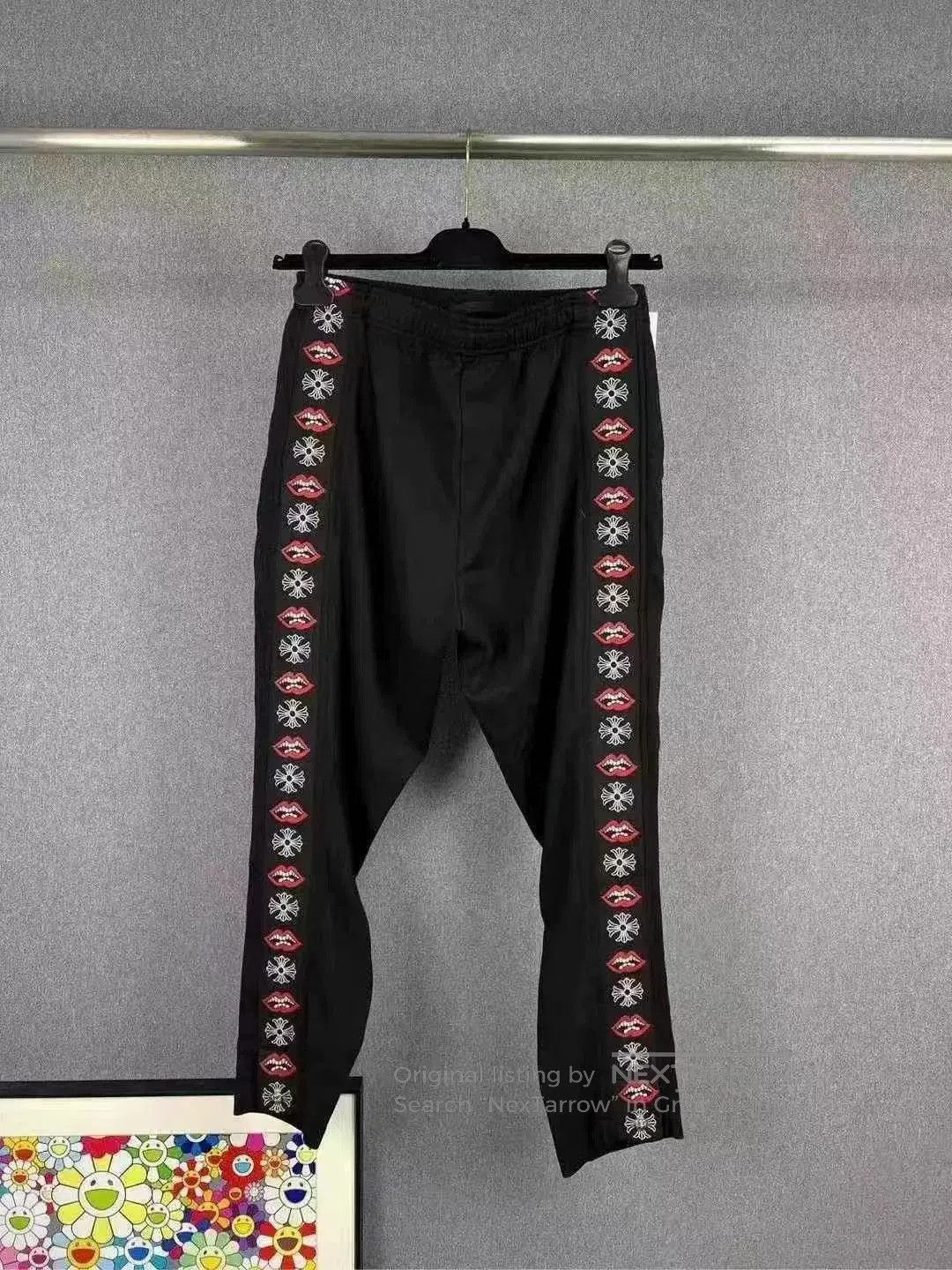 Chrome Hearts Chrome Hearts Red Lip Logo Pants. Size US 26 / EU 42 - 1 Thumbnail
