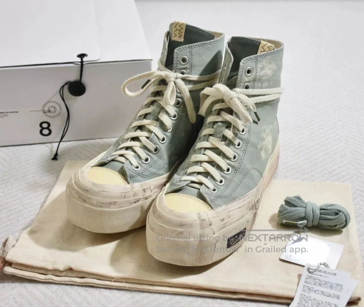 Visvim visvim skagway hi canvas sneakers high. Size US 9 / EU 42 - 4 Thumbnail