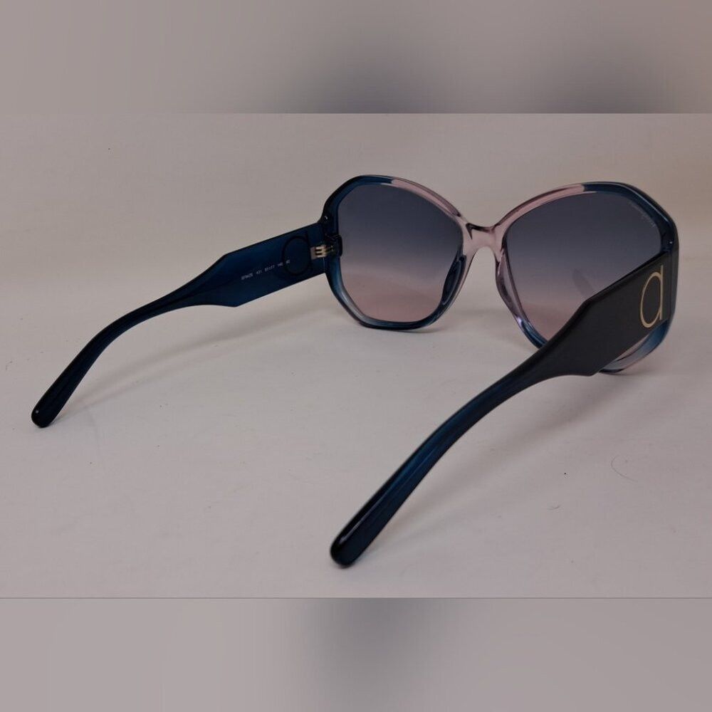 Salvatore Ferragamo Salvatore Ferragamo Sunglasses Blue Antique Rose Gradient S Size ONE SIZE - 9 Thumbnail