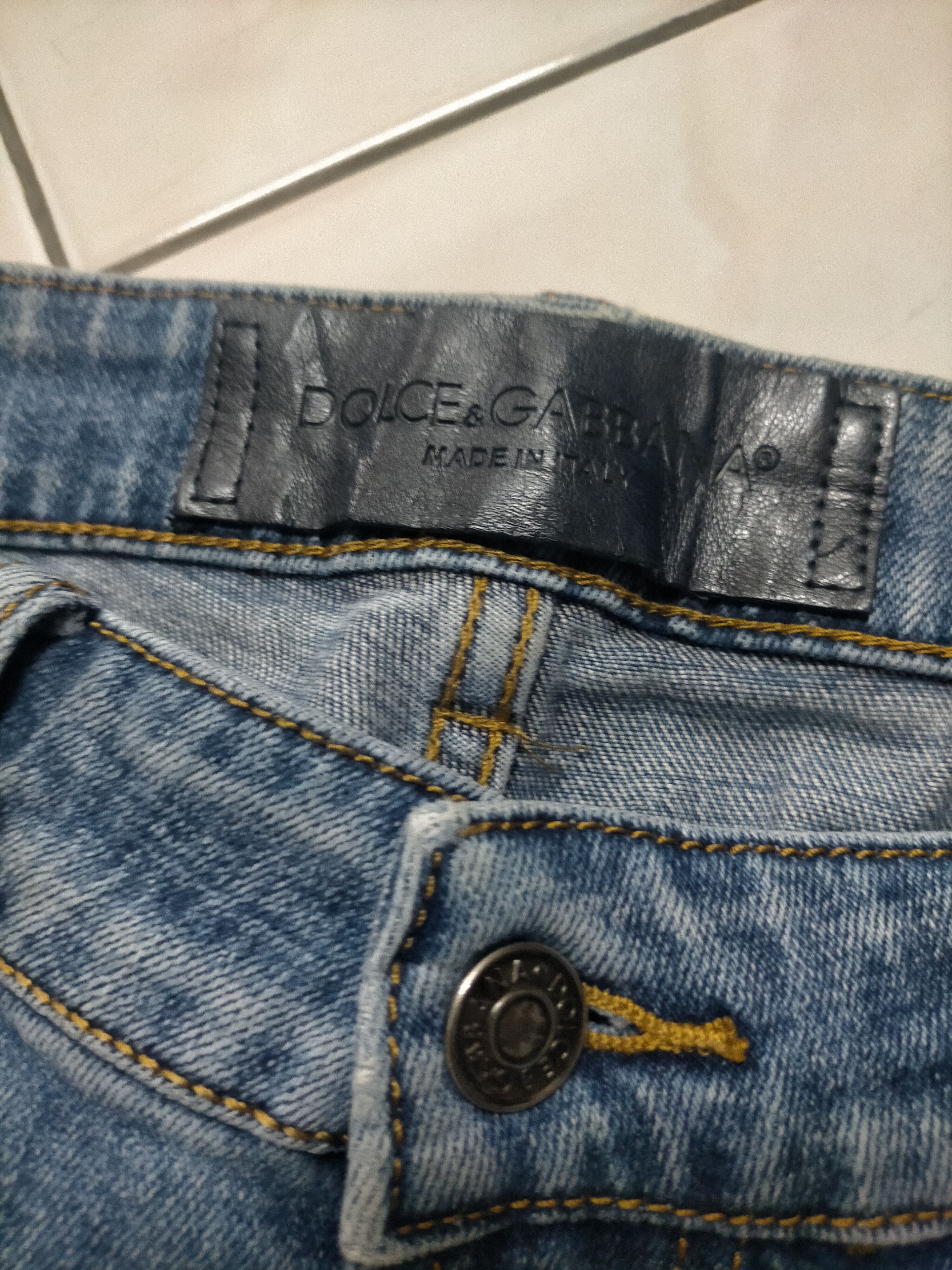 Dolce & Gabbana 🔥Dolce & Gabbana Skinny Stretch Distressed Jeans Size US 30 / EU 46 - 7 Thumbnail