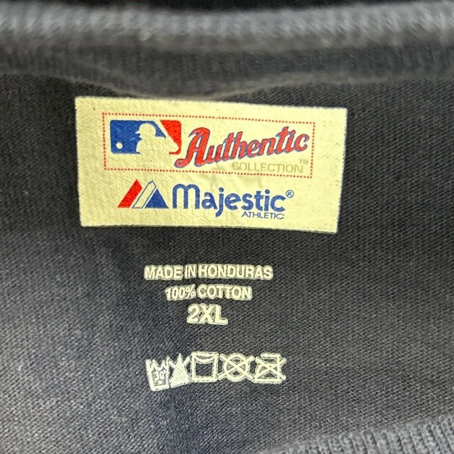 Other Majestic MLB 2XL Chicago Cubs Navy Short Sleeve Tee Shirt Size US XXL / EU 58 / 5 - 4 Thumbnail