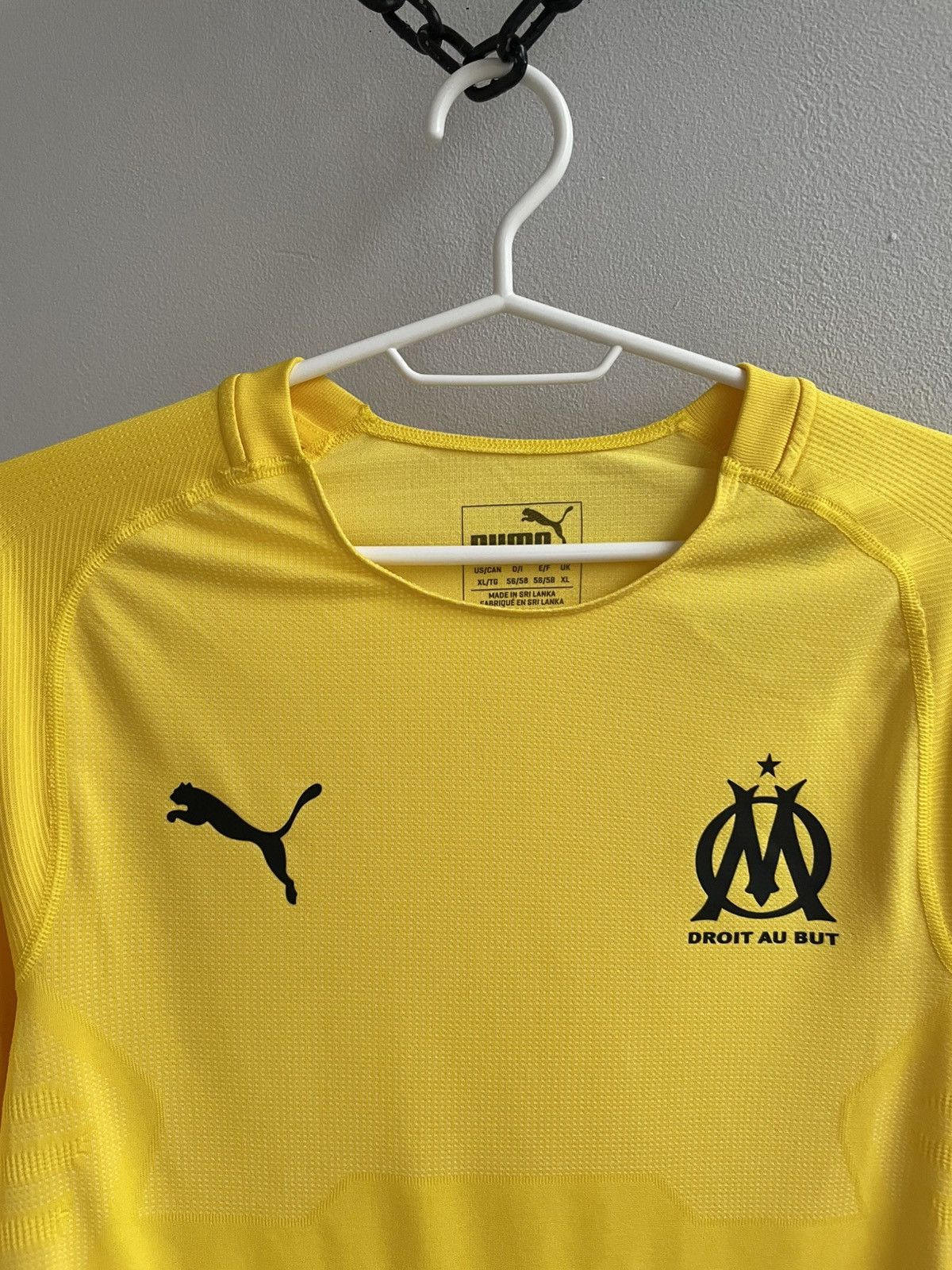 Vintage Olympique Marseille EvoKnit Player Issue Soccer Jersey Shirt Size US XL / EU 56 / 4 - 6 Thumbnail