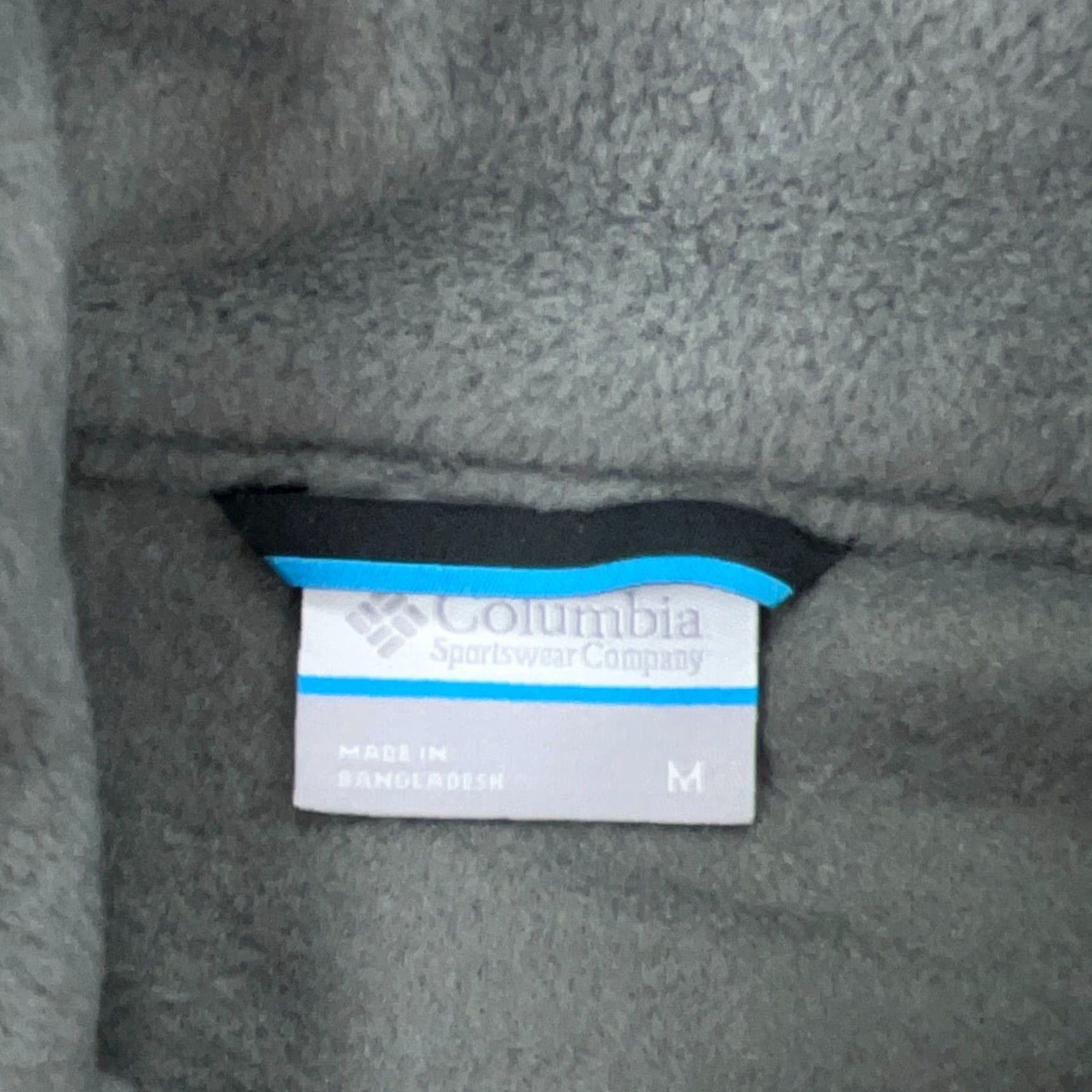 Layer 8 Columbia Vest Men M Gray Black Fleece Full Zip Outdoor Hiking Size US M / EU 48-50 / 2 - 2 Thumbnail