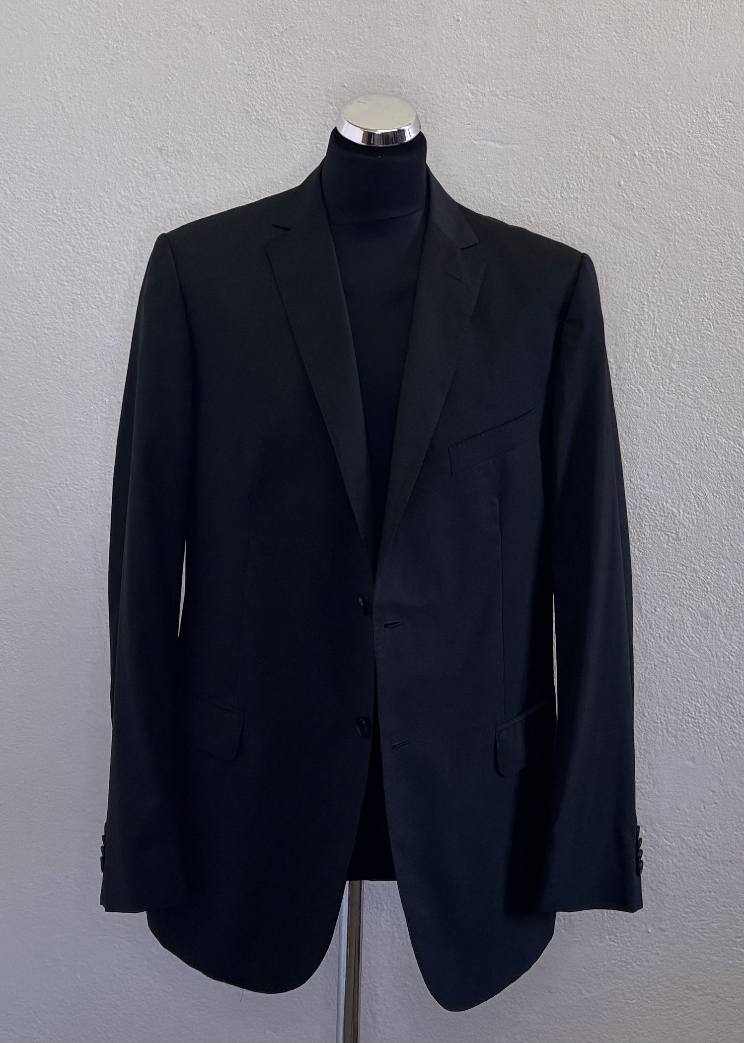 Z Zegna Z Zegna Black Blazers Wool, Silk size 54R Size 54R - 5 Thumbnail