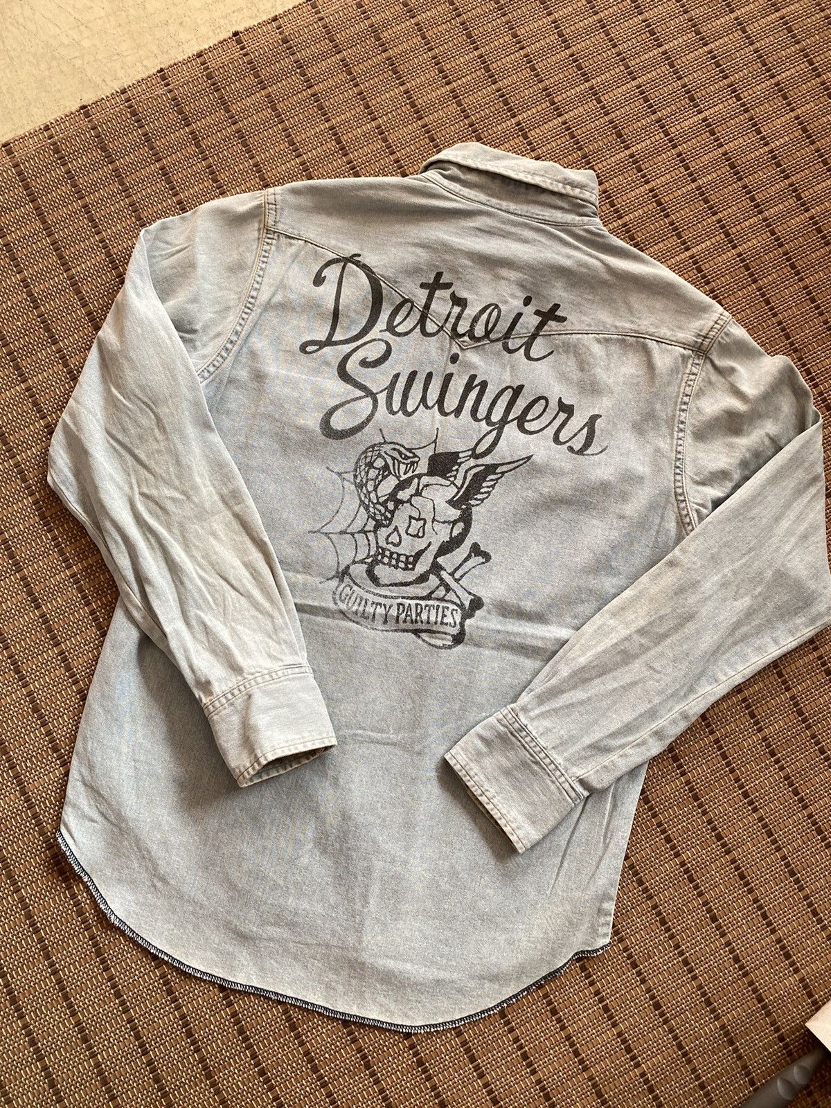 Wacko Maria Wacko Maria Guilty Parties Detroit Swinger Denim Jacket Size US M / EU 48-50 / 2 - 1 Thumbnail