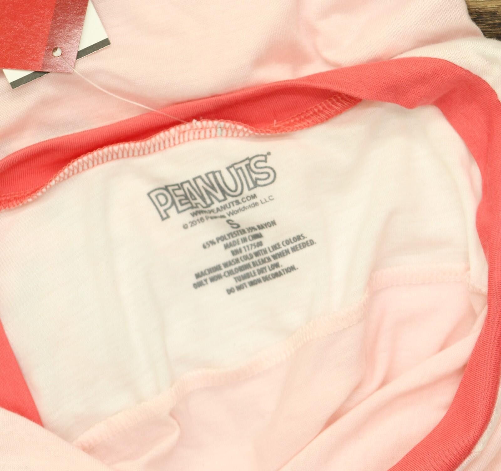 Peanuts Nwt Peanuts Graphic Tee Coral / Ivory / Neon Coral Pink S Size S / US 4 / IT 40 - 4 Thumbnail