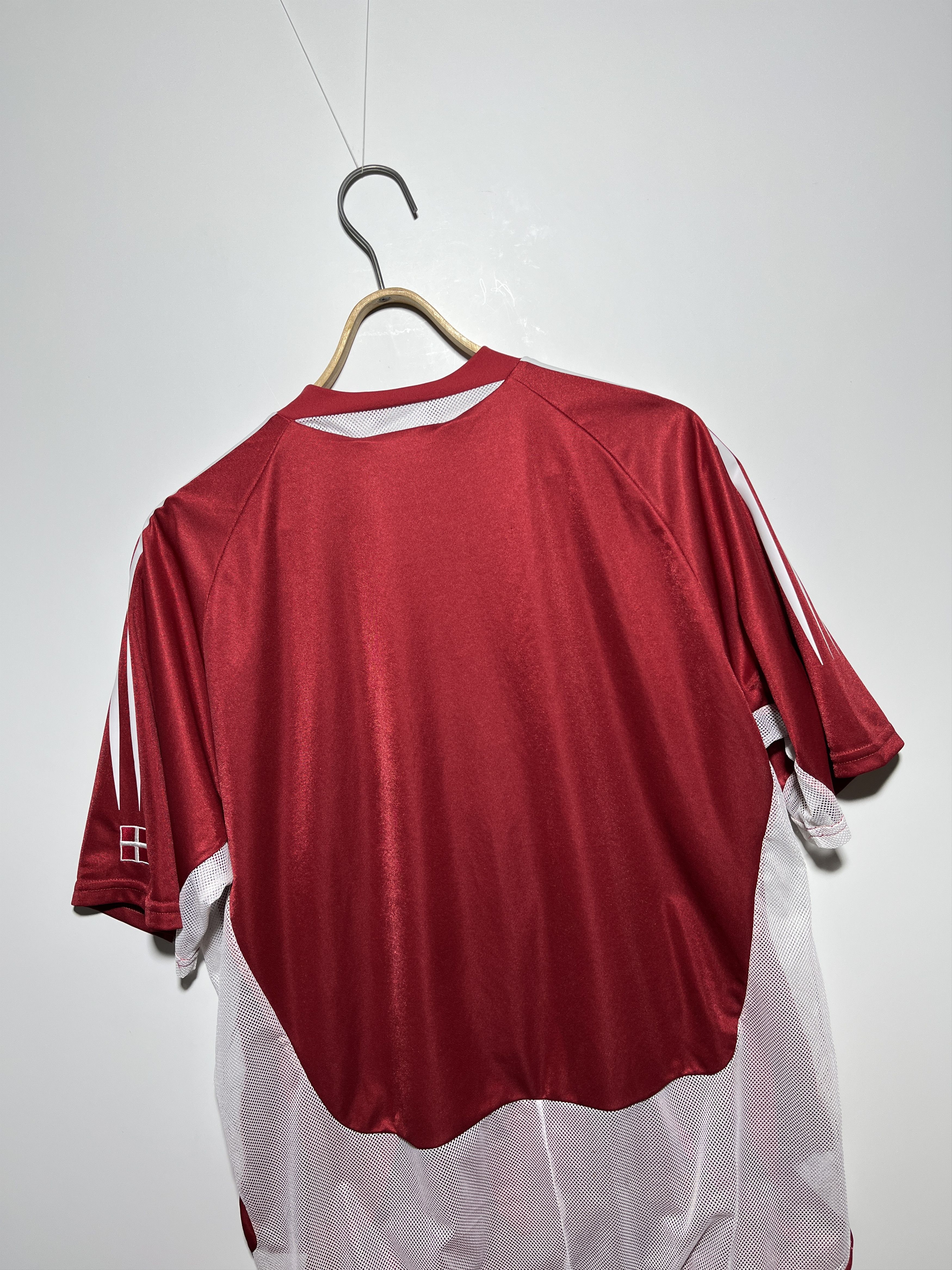 Adidas × Vintage Adidas Denmark National Team 2004-05 Home Match Issue Jersey Size US XL / EU 56 / 4 - 5 Thumbnail