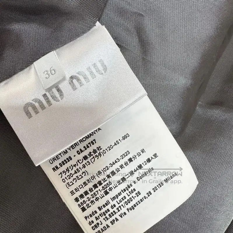 Miu Miu Miu Miu Gray Wool Long Sleeve Cardigan . Size L / US 10 / IT 46 - 7 Thumbnail