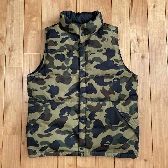 Bape BAPE Puffer Down Vest 1st camo green a bathing ape NIGO Size US M / EU 48-50 / 2 - 1 Thumbnail